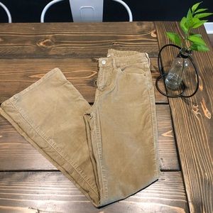 Levis Hight Waisted Flared/Bell Jeans/corduroy